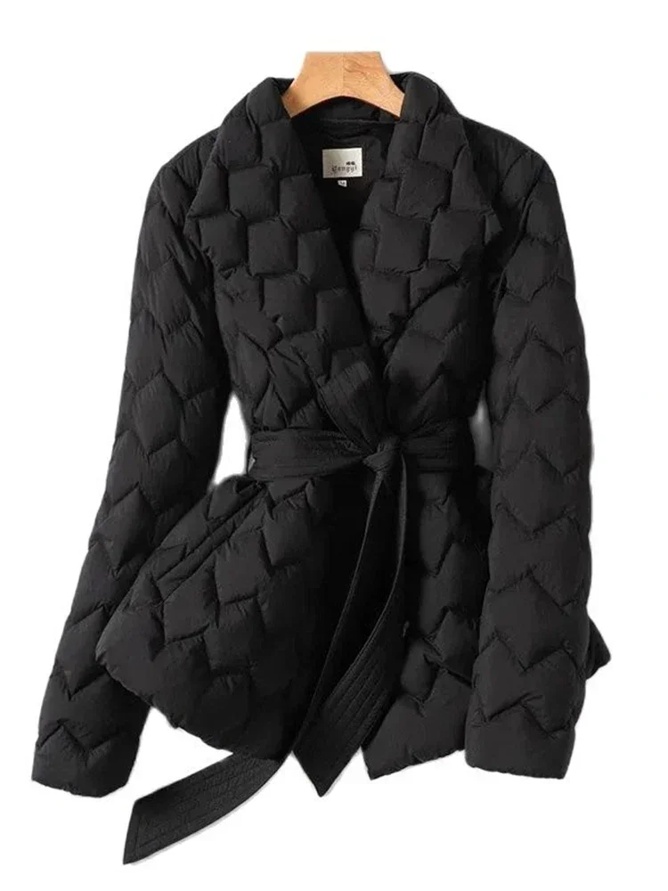 Luisa- Elegante jas met riem