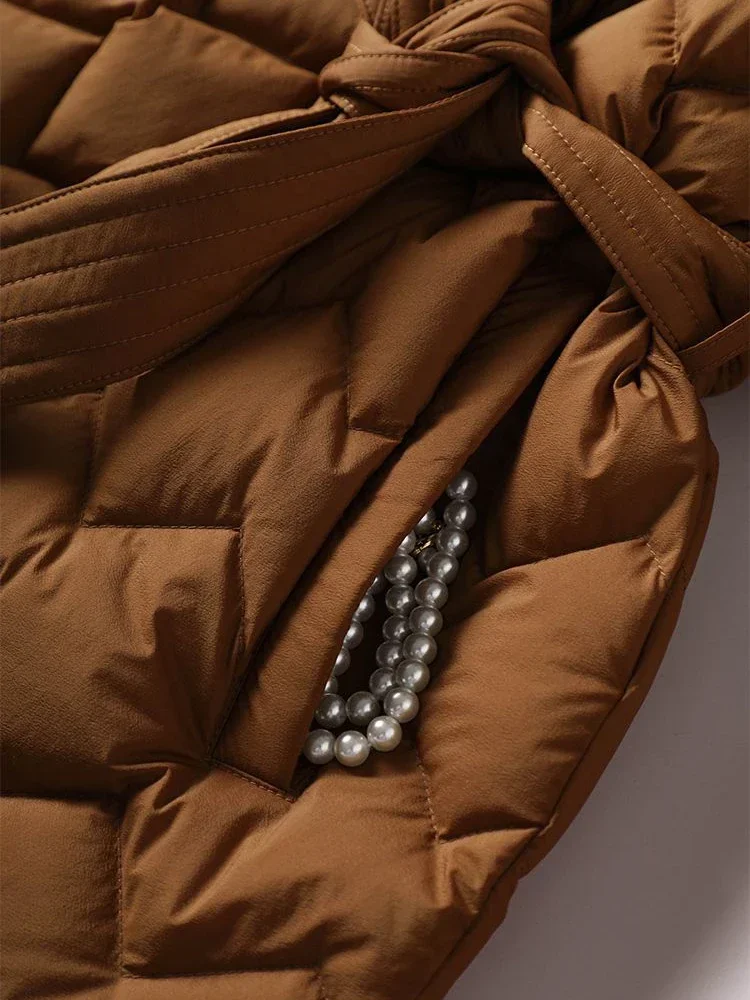 Luisa- Elegante jas met riem