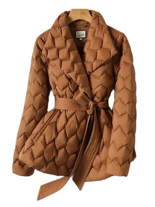Luisa- Elegante jas met riem